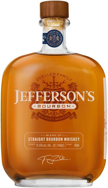 Віскі бурбон Jefferson's Bourbon 41.15% 0.7 л